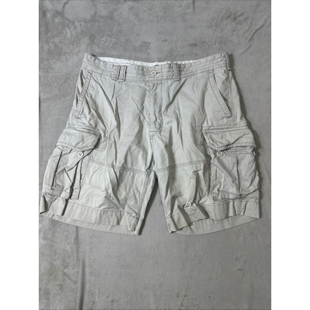 Polo Ralph Lauren Cargo Shorts Men’s 38 Khaki Beige Classic Fit Utility